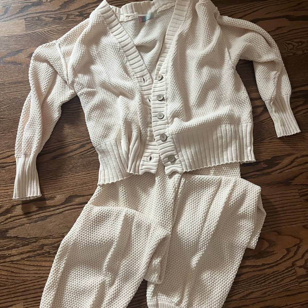 Free People Hailee Cardi Set Set